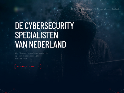Cybersecurity company website condensed courier new cyber cybersecurity dark google font hacking sleek