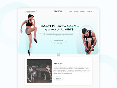 Concept UI Design for GYMW