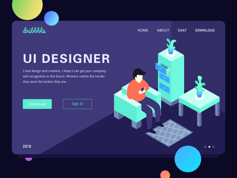 2.5D Design by FantasyU on Dribbble