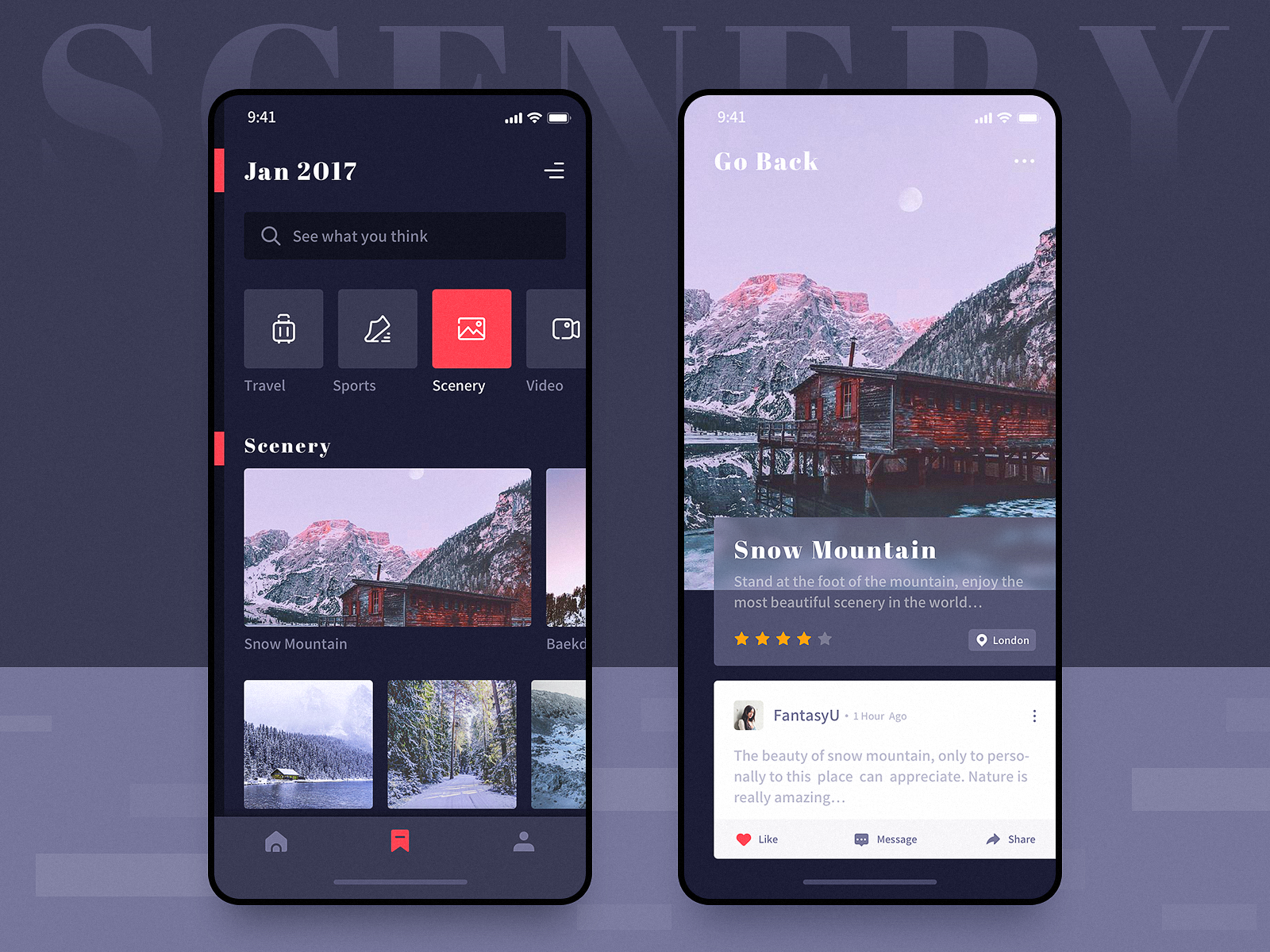 Interface to see-1 by FantasyU for BestDream on Dribbble