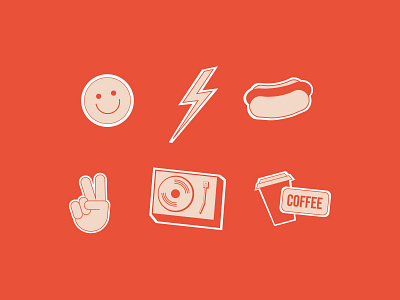 Stickers brand branding freelance icon iconography illustration illustrator sticker