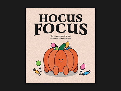 Hocus Focus autumn book book cover halloween illustration illustrator pumpkin