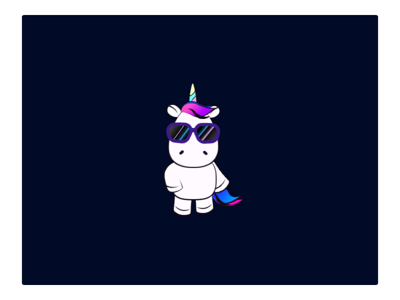 Sweet unicorn animation gif glass glasses going happy horn pink sweet unicorn unicorngoing