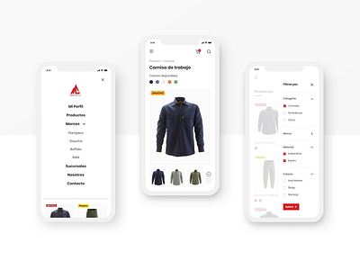 Ecommerce Redesign Mobile clothing design ecommerce ecommerce design figma mobile design mobile ui product design