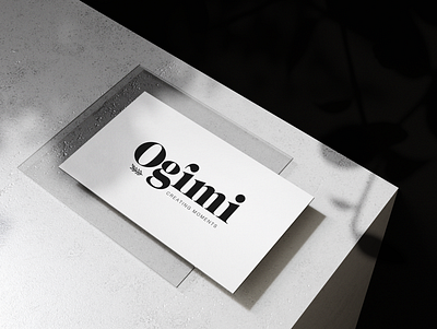 Ogimi Box-gifting Logo branding branding and identity branding design logo mockup design product design