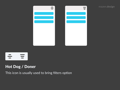 Hot Dog/Doner Icon