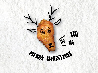 Chicken Wings Christmas Design 3