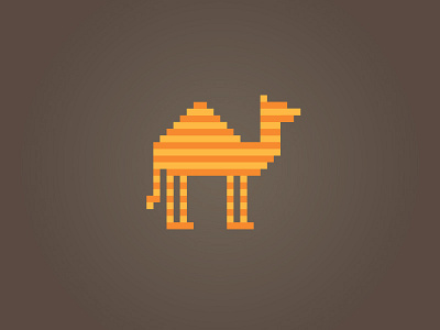 8 Bit Camel abudhabi ain al arab arabia camel desert dubai emirates ksa qatar uae