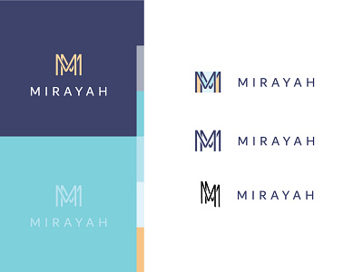Mirayah Logo arabic branding design logo typography vector