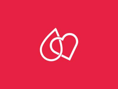 Blood Donation app logo design