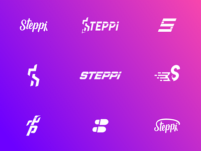 Step Run logo branding dynamic logo logo logodesign sports logo