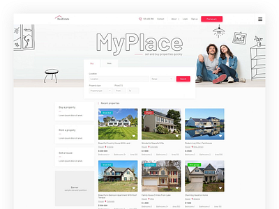 MyPlace - real estate classifieds Joomla template