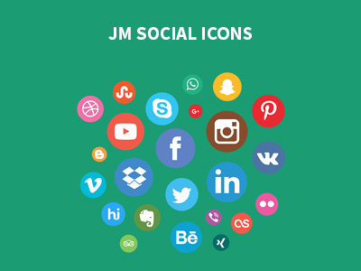 JM Social Icons - Free Joomla Module joomla joomla module social icons