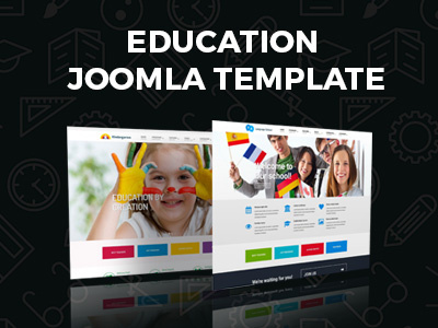 Joomla template for school with WCAG compliance design joomla template school section508 ui ux wcag 2.0 web