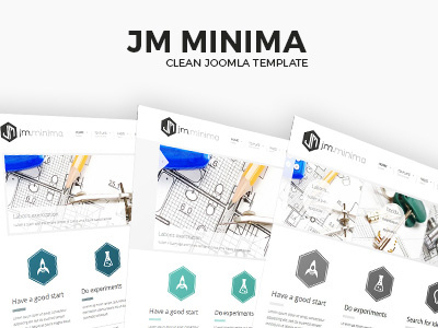 Minima Clean Joomla template catalog template clean web design design joomla template ui ux wcag web