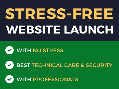 Launch Your website under best technical care software web web development