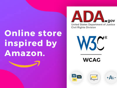 eCommerce website accessibility for people with disabilities. ada ecommerce online store wcag web