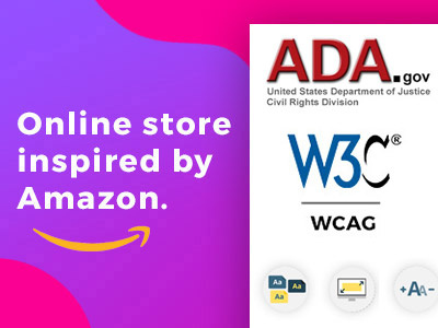 eCommerce website accessibility for people with disabilities.