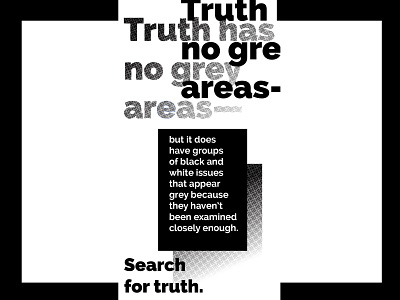 Personal Quote blackandwhite halftone minimalist negativespace quote quoteoftheday quotes truth typography