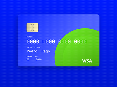 Simple Virtual Card bank cash credit card credit cards debit fincance ilustración ilustration ilustrations money pay payment plastic simple usability ui virtual