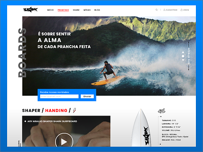 SHAPER HANDING WEBSITE boards ecommerce handing shaper sunset surf surfboards surfing website weve