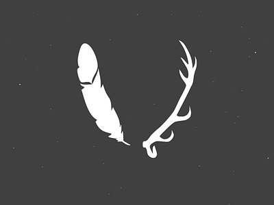 Coalsack - Feather&Antler antler brand coalsack fashion feather identity logo trajlov