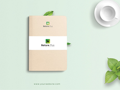 Nature Plus Logo Design &  Mockup Design