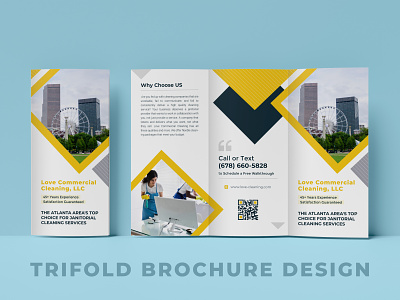 Corporate Trifold Brochure Design brand identity branding brochure design dl flyer folded design leaflet design print design tri fold tri fold brochure trifold brochure