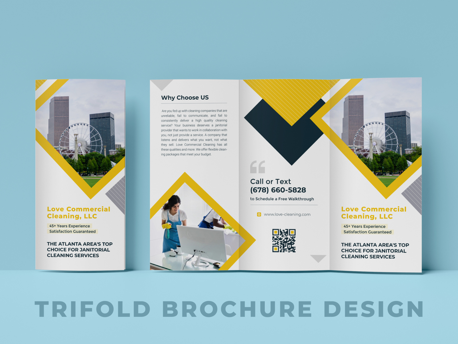 Dribbble Trifold Brochure Design LLC jpg By Kamrul Islam 