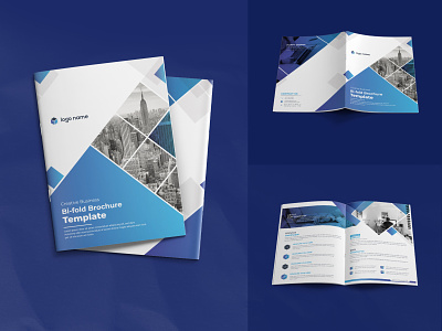 Corporate Bi Fold Brochure Design
