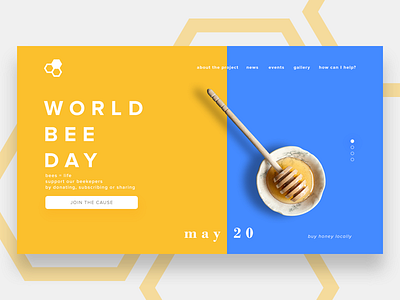 World bee day bee day landing page world