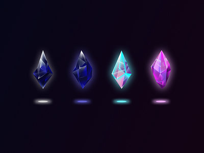 Crystals 3d art crystal crystals illustration illustration art vector