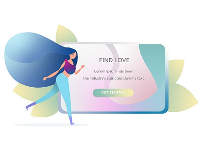 FIND LOVE? art design illustration logo ui vector web website