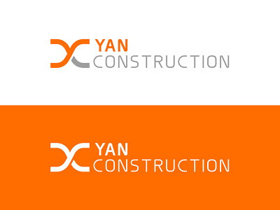 Yan Construction Logo brand identity branding construction graphic design icon identity design logo logomark logotype