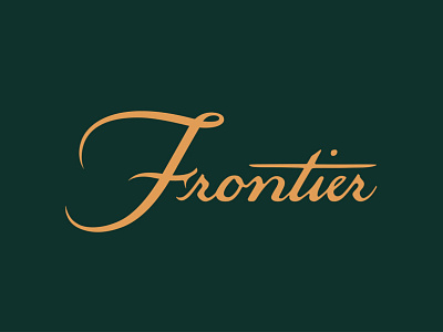 Frontier Logo brand identity branding design fashion graphic design identity design logo logomark logotype typography