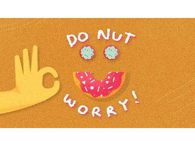 It's Okay To Eat Donuts! Digital Illustration design digital art digital illustration donut flick graphic design illustration illustrations vector