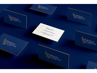 Royal Capital Business Card branding business card business card design design graphic design icon identity design logo logomark logotype vector
