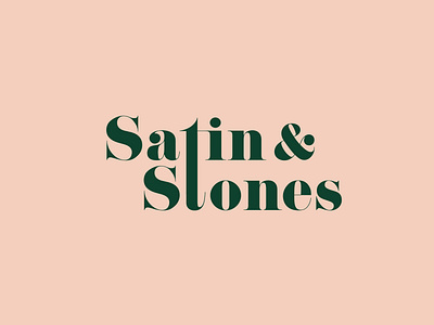 Satin & Stones Logo Design