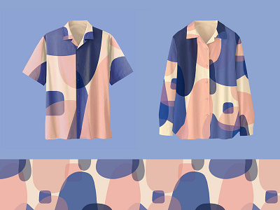 Satin & Stones Pattern Design and Illustration abstract blue brand identity branding clothing design digital illustration fashion fashion brand graphic design identity design illustration illustrator pattern pattern design pink