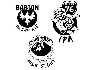 Barton Brewing Co. Illustrations