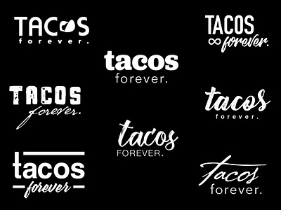 because why not... branding design logo tacos typography vector