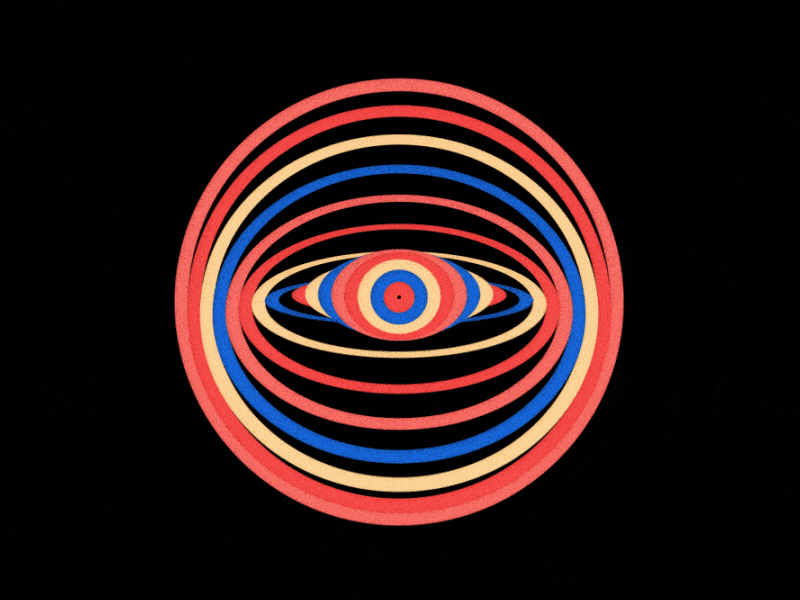 Optical Illusion aftereffects animation eye gif loop motion art optical illusion psychedelic red