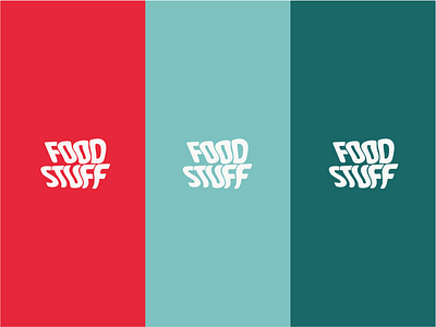 Foodstuff branding logo typography