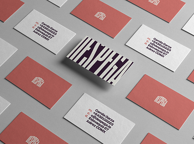 Despega Business Cards branding design logo typography