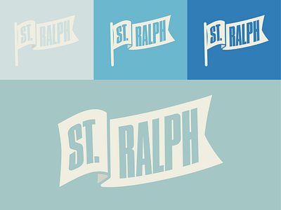 St. Ralph Badge badge design logo