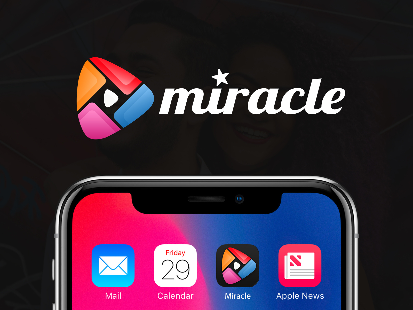 Miracle App Logo by Vivek Kesarwani on Dribbble