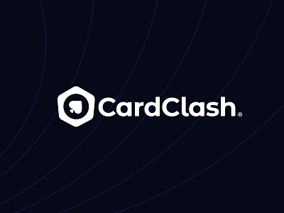 CardClash Logo app game app icon brand identity branding branding agency branding concept branding design card game card ui games identity design illustration logo logo design logodesign logotype online games spades symbol symbol icon