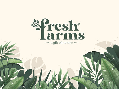 Fresh Farms Branding brand branding branding agency branding and identity branding concept branding design design design agency flat icon identity identity design illustration logo logo design nature nature art symbol symbol design symbol icon