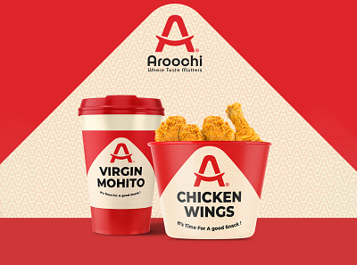 Aroochi Logo and Branding abstract branding chicken logo chicken wings design design agency flat icon identity identity design illustration logo logo design restaurant restaurant app restaurant branding restaurant logo symbol symbol design symbol icon