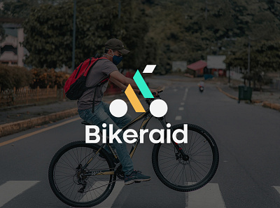 Bikeraid Logo and Branding bike bike app icon bike illustaration bike logo biker branding cycle logo cycling design icon identity design illustration logo symbol symbol icon ui vector